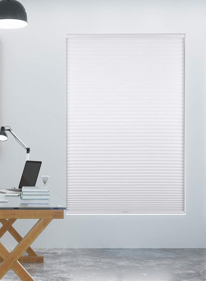 Arlo Blinds ستائر Arlo الخلوية أحادية الخلية، معتمة للغرفة، لاسلكية، اللون: أبيض، المقاس: 35 بوصة عرض × 60 بوصة ارتفاع - Image 1